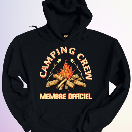 HOODIE / CAMPING CREW MEMBRE OFFICIEL