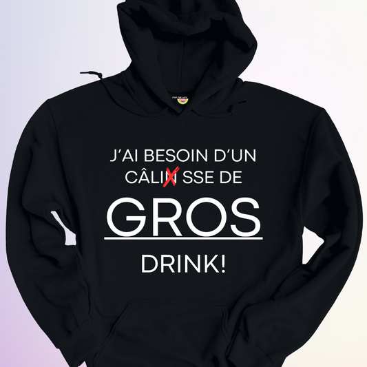 HOODIE / GROS DRINK