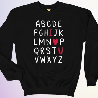 CREWNECK / ALPHABET LOVE