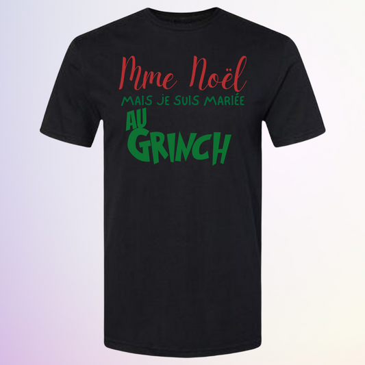 T-SHIRT / MARIÉE AU GRINCH