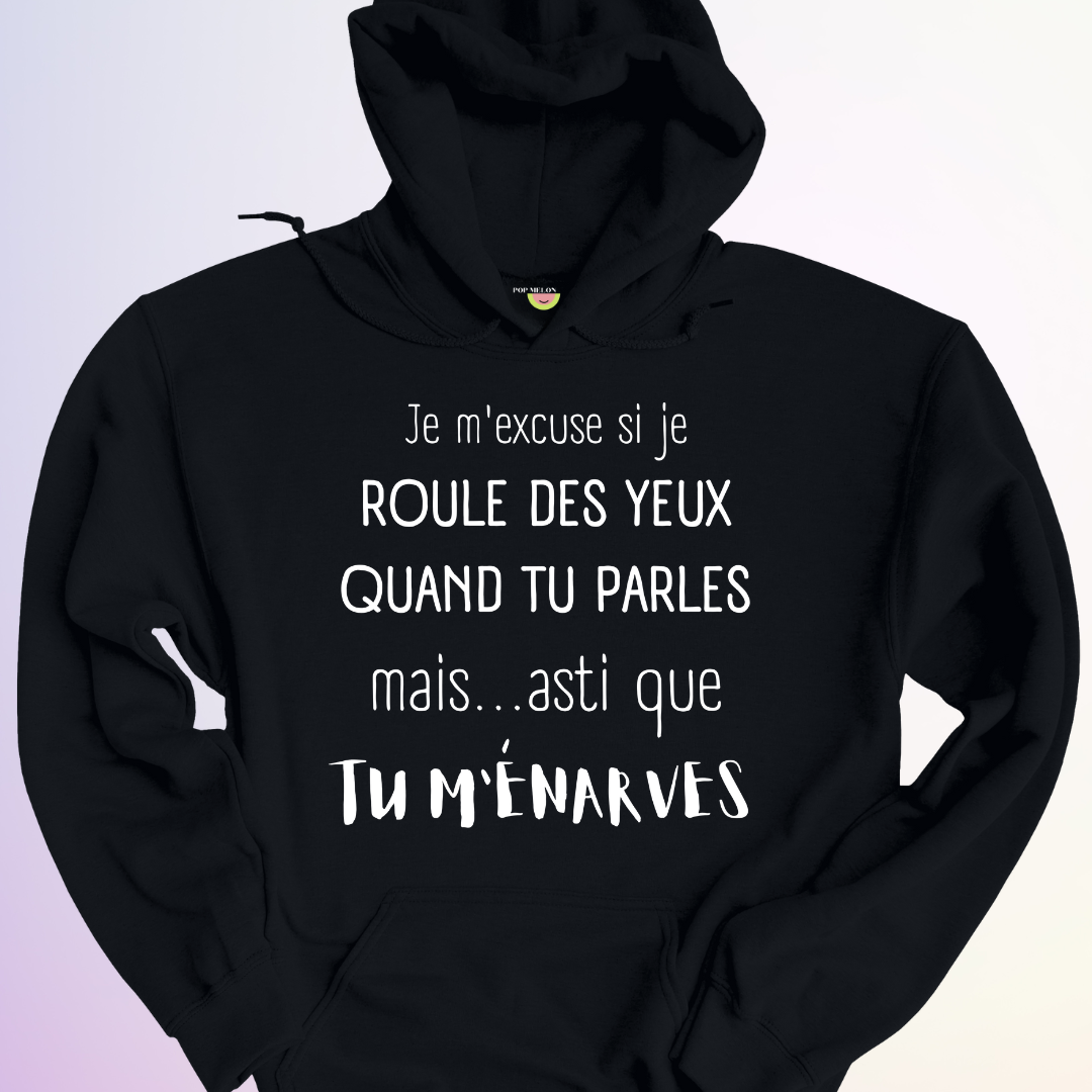 HOODIE / ROULE DES YEUX