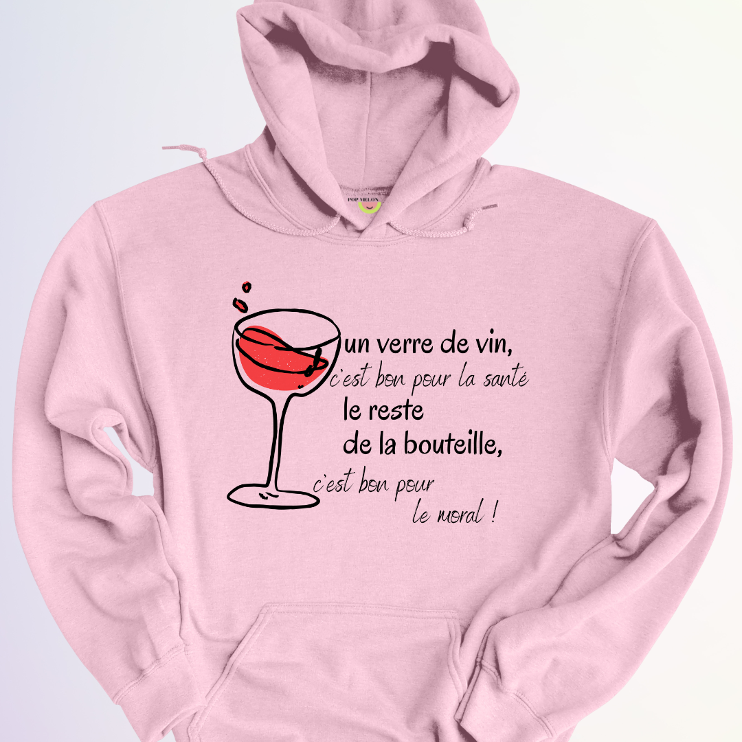 HOODIE / 1 VERRE DE VIN