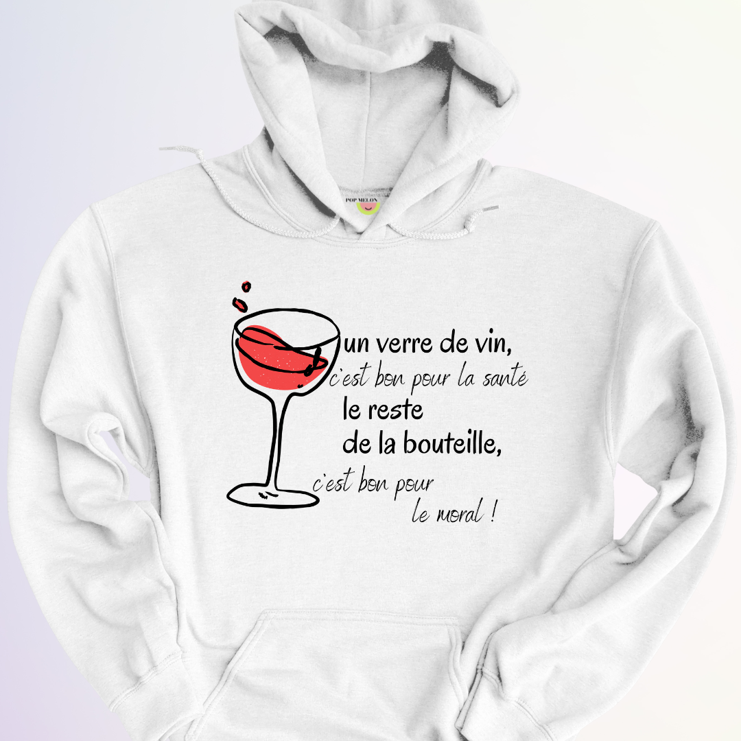 HOODIE / 1 VERRE DE VIN