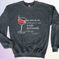 CREWNECK / 1 VERRE DE VIN