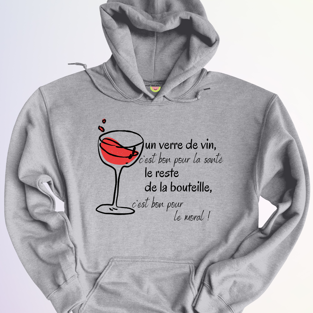 HOODIE / 1 VERRE DE VIN