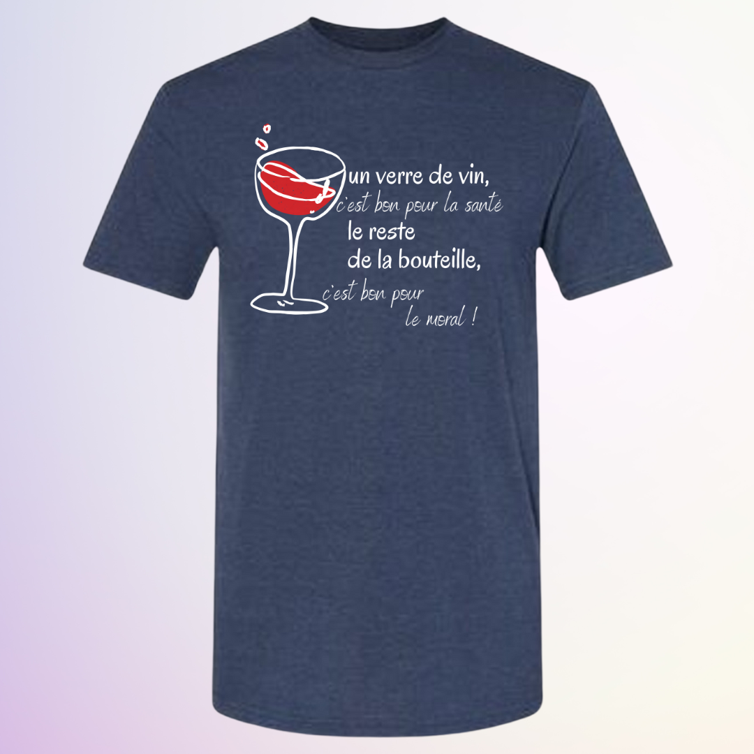 T-SHIRT / 1 VERRE DE VIN