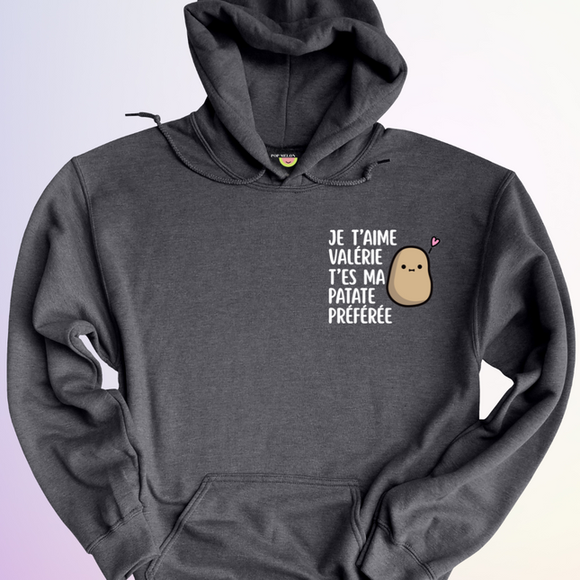 HOODIE / JE TAIME PATATE VALERIE