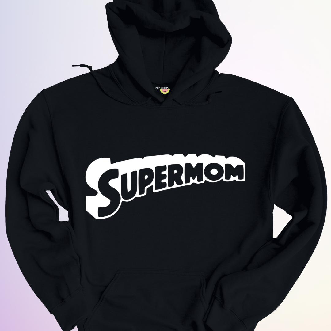 HOODIE / SUPERMOM COURBE