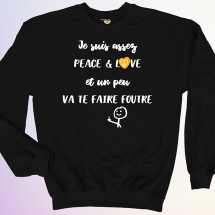 CREWNECK / PEACE&LOVE