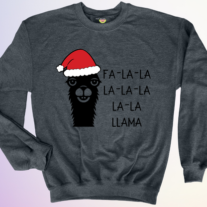 CREWNECK / FA-LA-LA LLAMA