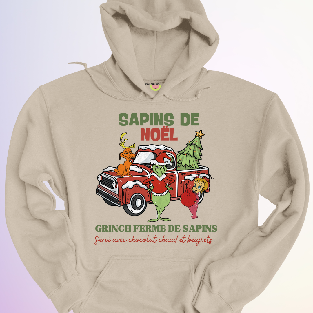 HOODIE / GRINCH FERME DE SAPINS