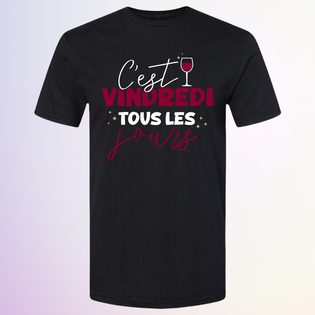 T-SHIRT / VINDREDI TOUS LES JOURS