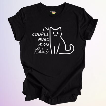 T-SHIRT / EN COUPLE AVEC MON CHAT