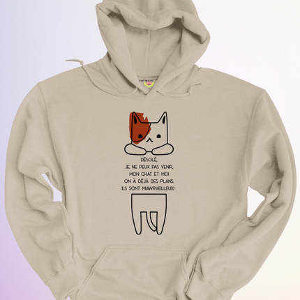 HOODIE / MON CHAT ET MOI