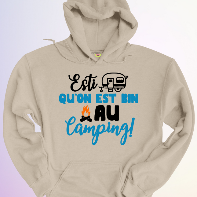 HOODIE / ESTI QUON EST BIN AU CAMPING