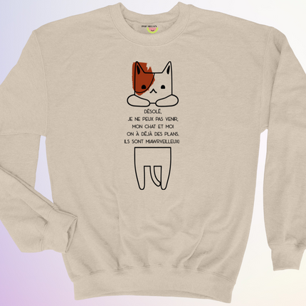 CREWNECK / MON CHAT ET MOI