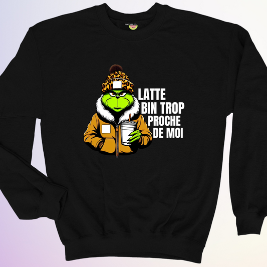 CREWNECK / LATTE BIN TROP PROCHE