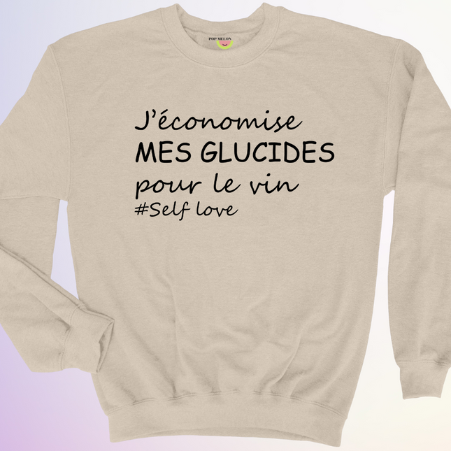CREWNECK / JECONOMISE MES GLUCIDES