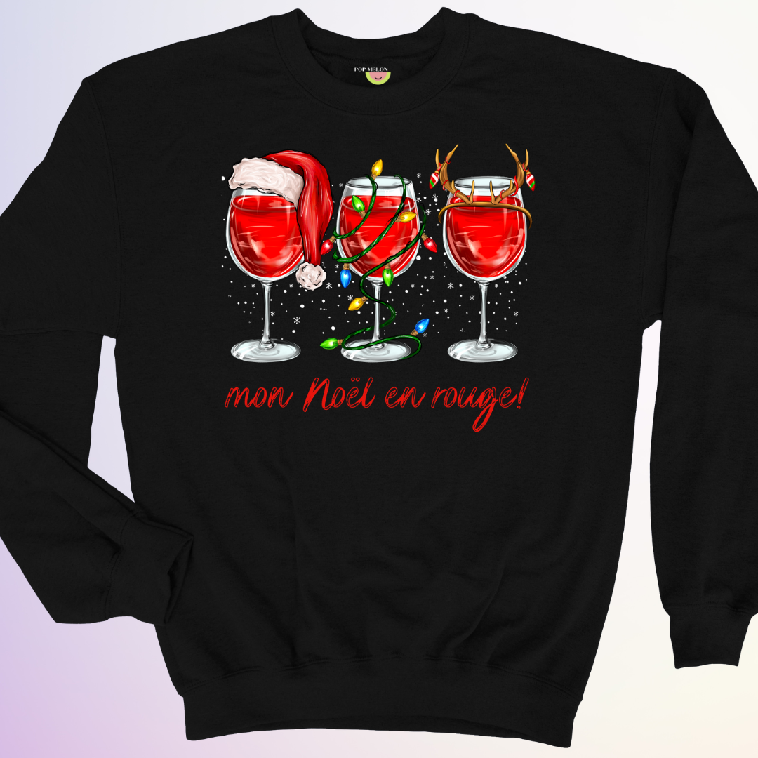 CREWNECK / MON NOEL EN ROUGE