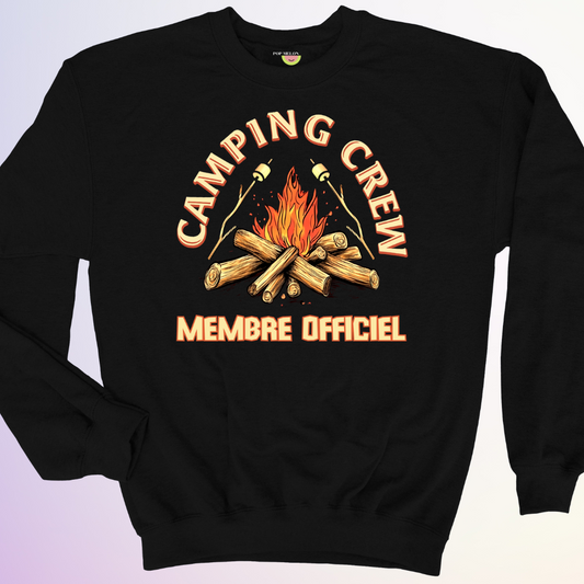 CREWNECK / CAMPING CREW MEMBRE OFFICIEL