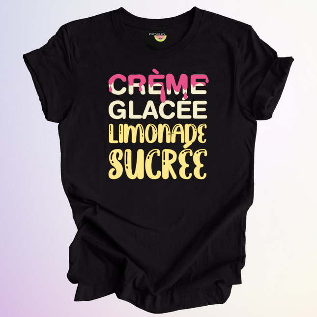 T-SHIRT / CREME GLACEE LIMONADE SUCREE