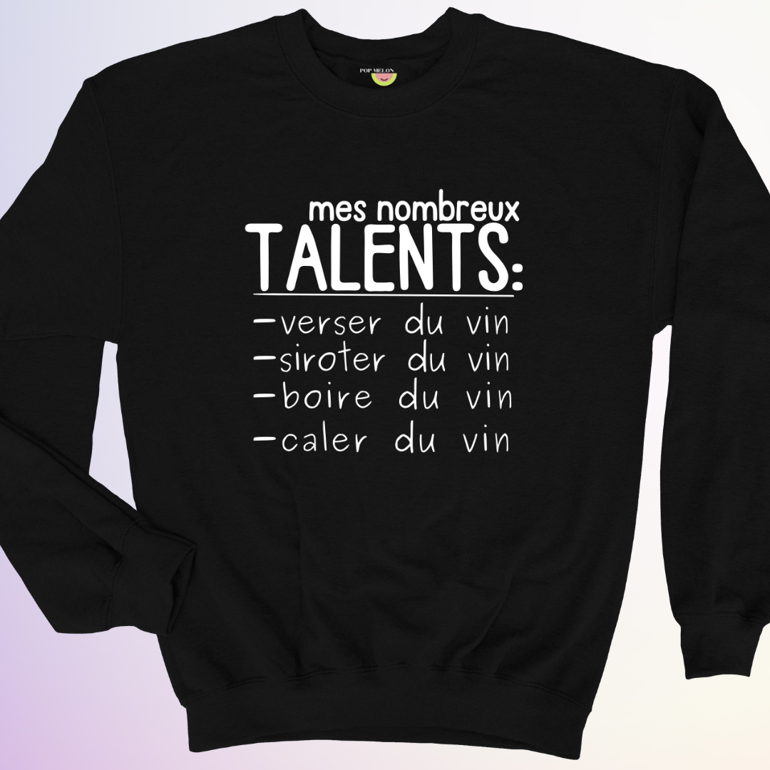 CREWNECK / MES NOMBREUX TALENTS