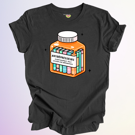T-SHIRT / ANTIDEPRESSEURS LIVRES