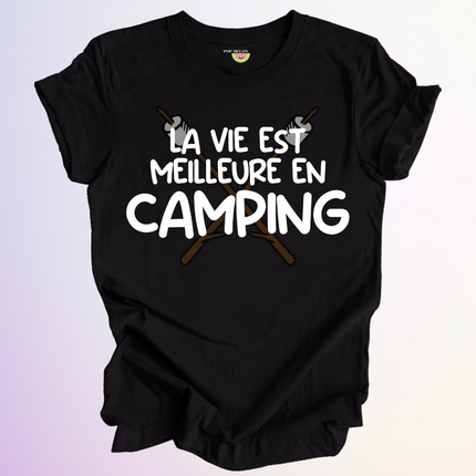 T-SHIRT / VIE MEILLEURE EN CAMPING