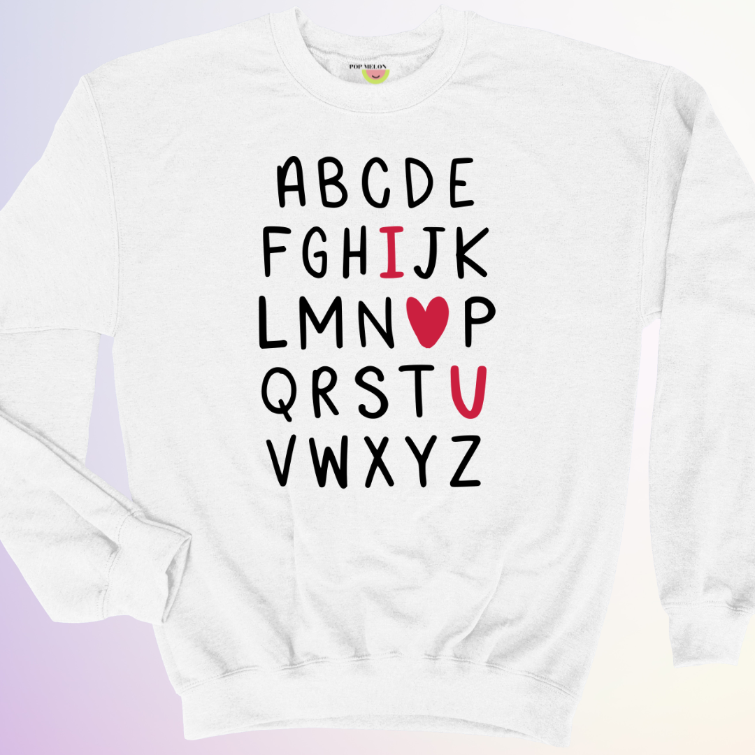 CREWNECK / ALPHABET LOVE