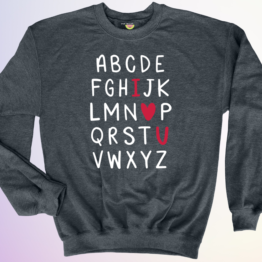 CREWNECK / ALPHABET LOVE