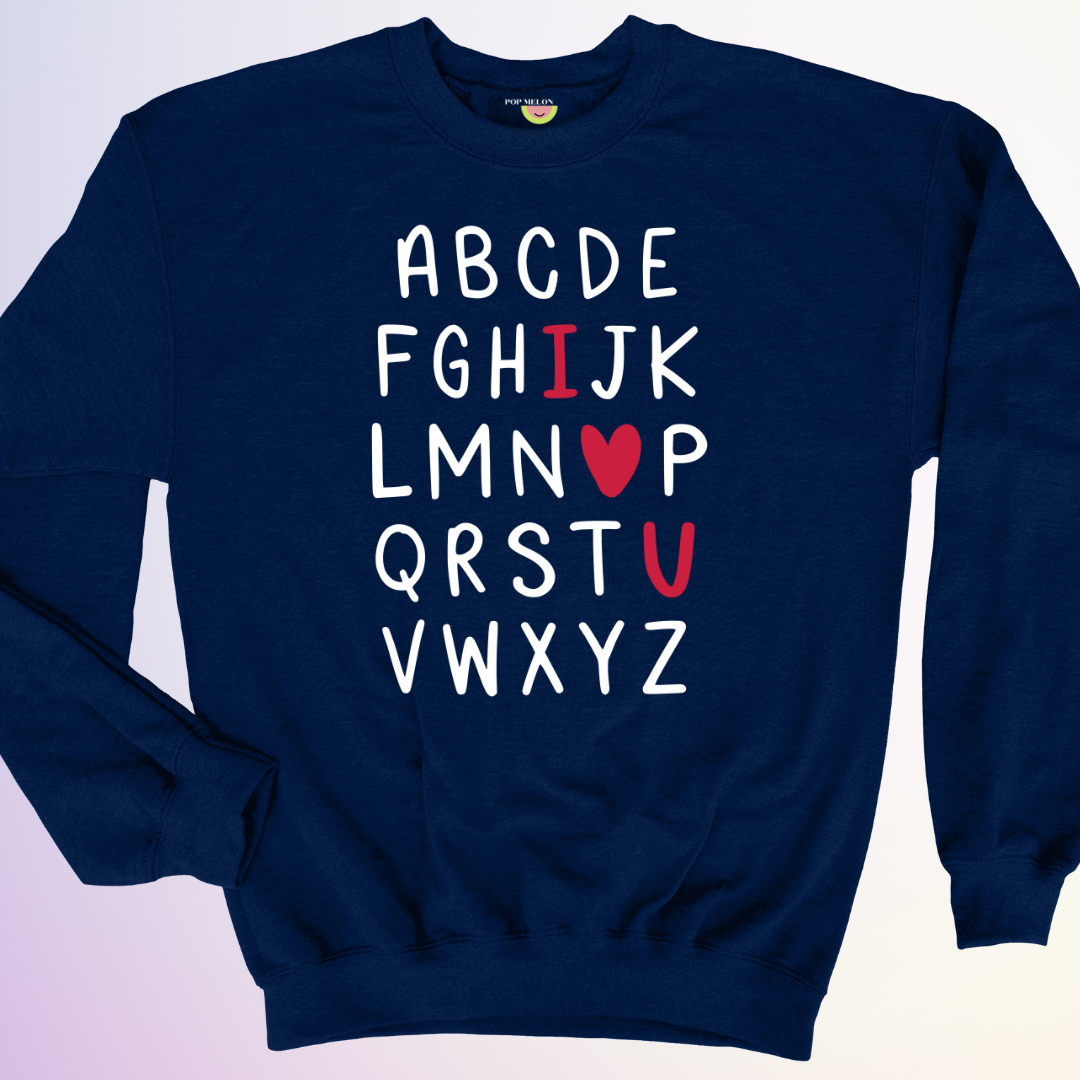 CREWNECK / ALPHABET LOVE