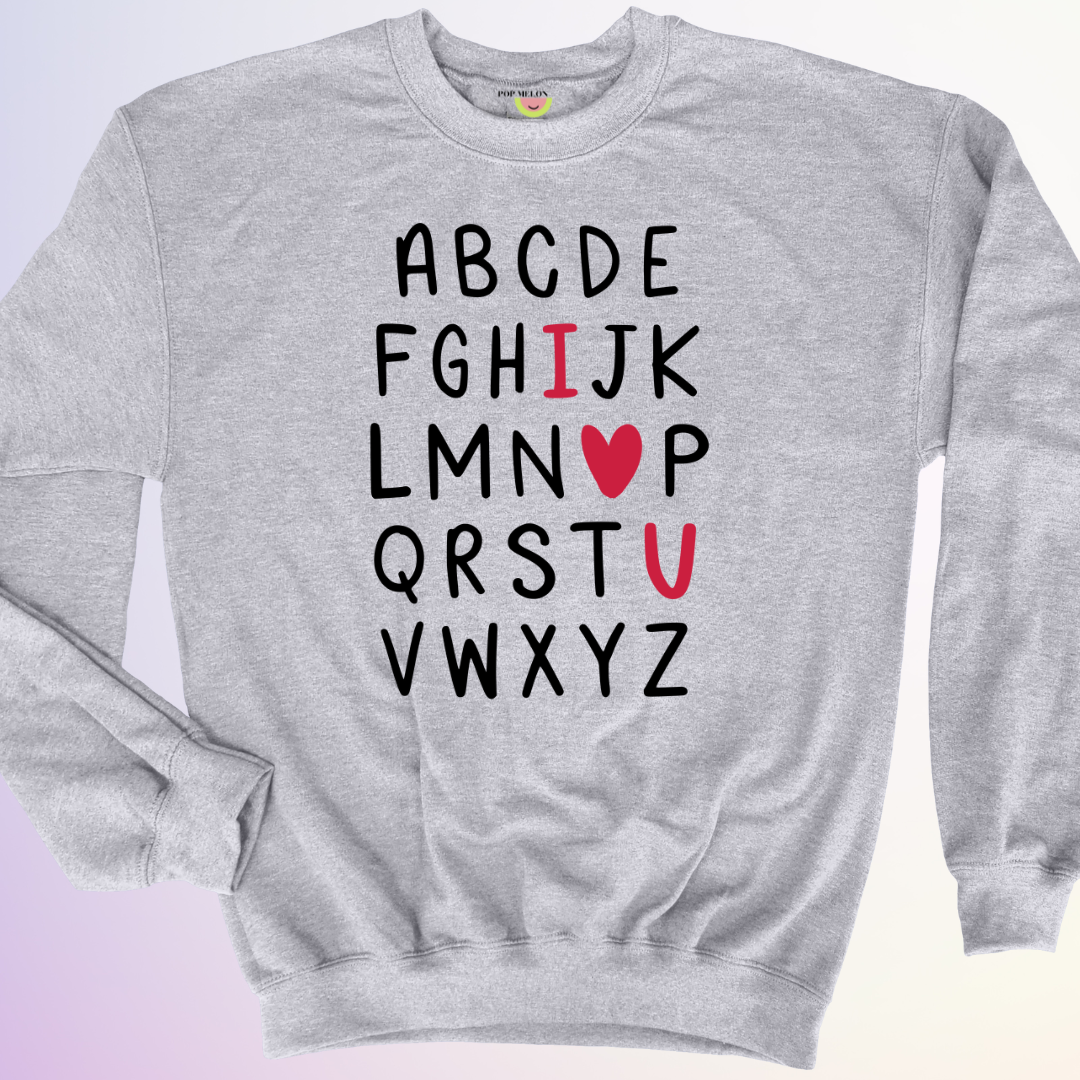 CREWNECK / ALPHABET LOVE