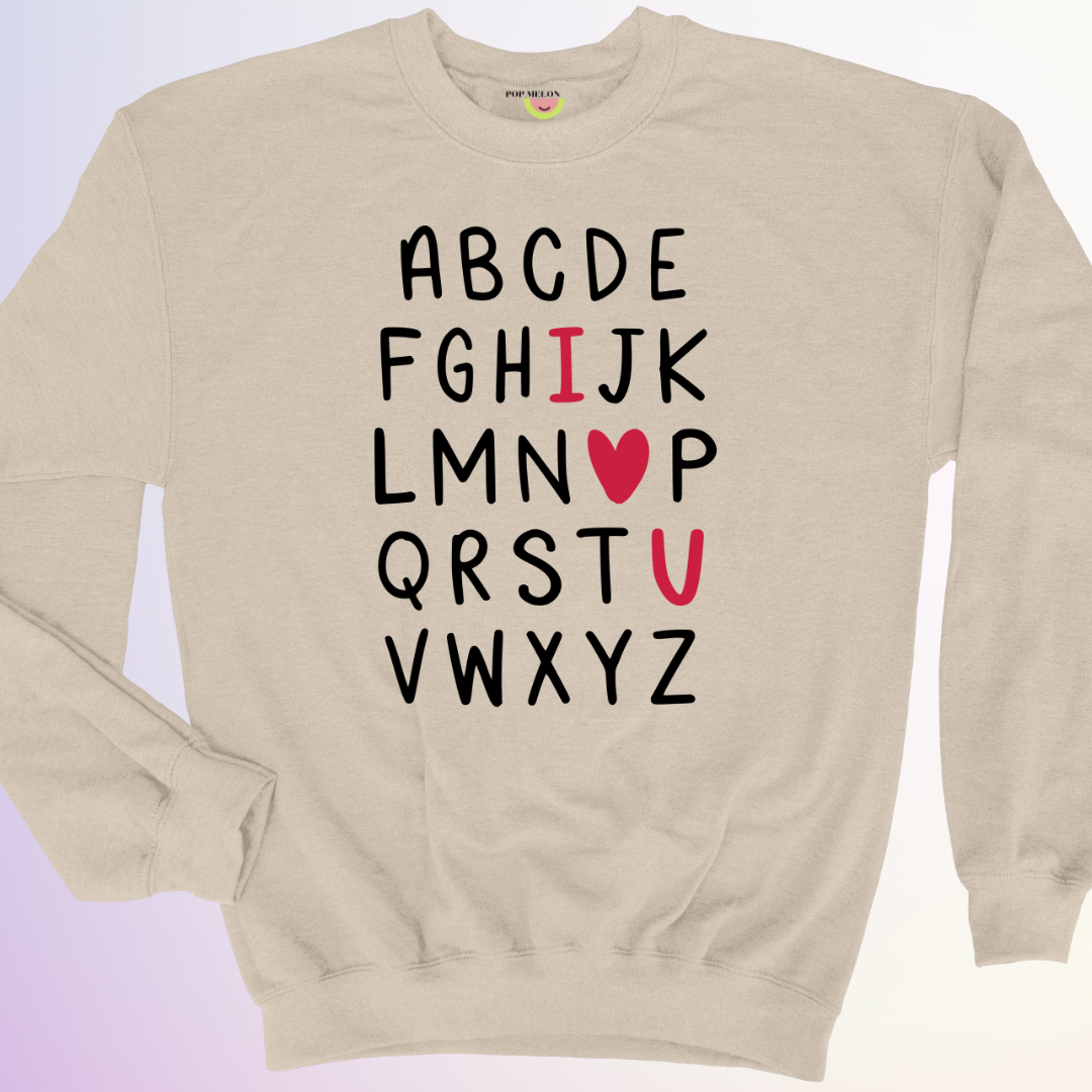 CREWNECK / ALPHABET LOVE