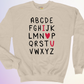 CREWNECK / ALPHABET LOVE