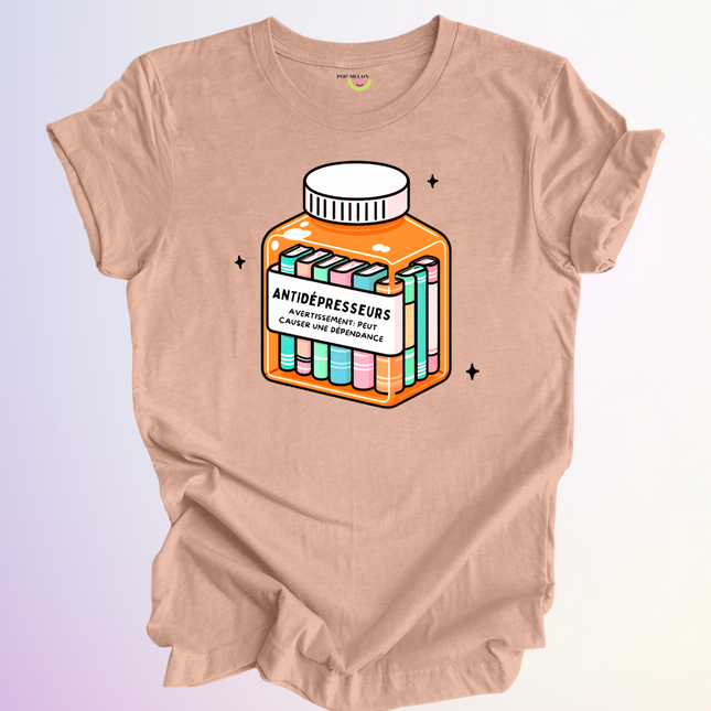 T-SHIRT / ANTIDEPRESSEURS LIVRES