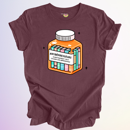 T-SHIRT / ANTIDEPRESSEURS LIVRES