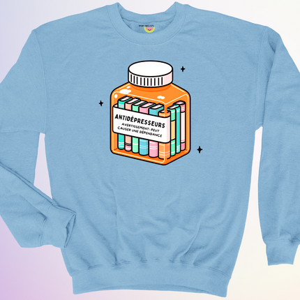 CREWNECK / ANTIDEPRESSEURS LIVRES