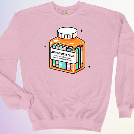 CREWNECK / ANTIDEPRESSEURS LIVRES