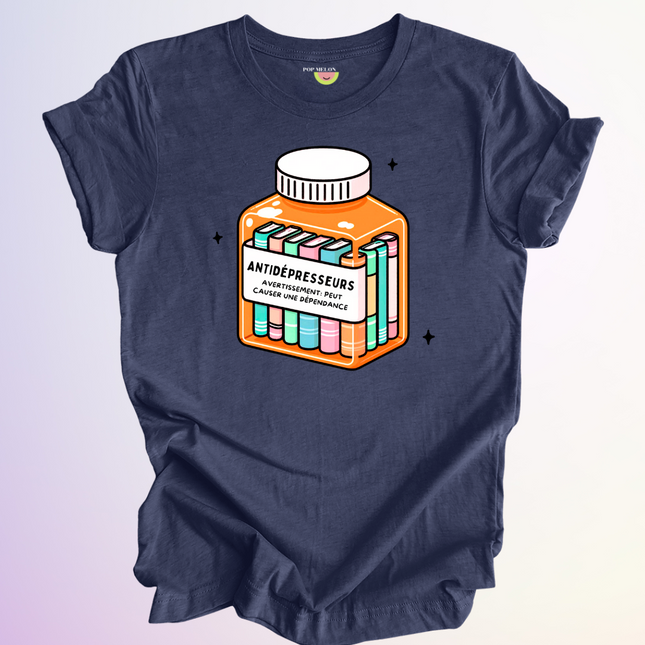 T-SHIRT / ANTIDEPRESSEURS LIVRES