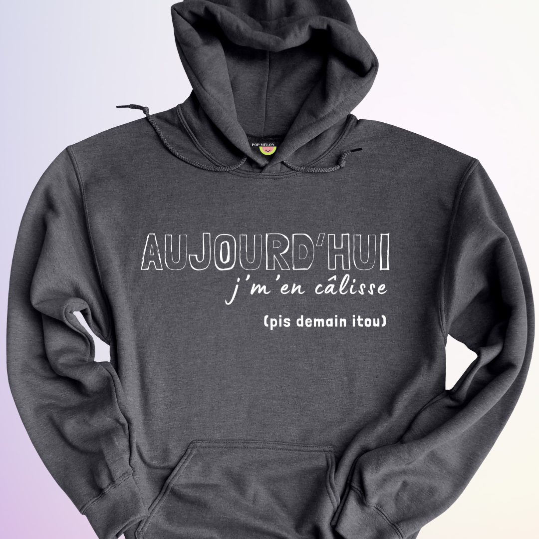 HOODIE / AUJOURD'HUI J'M'EN CALISSE