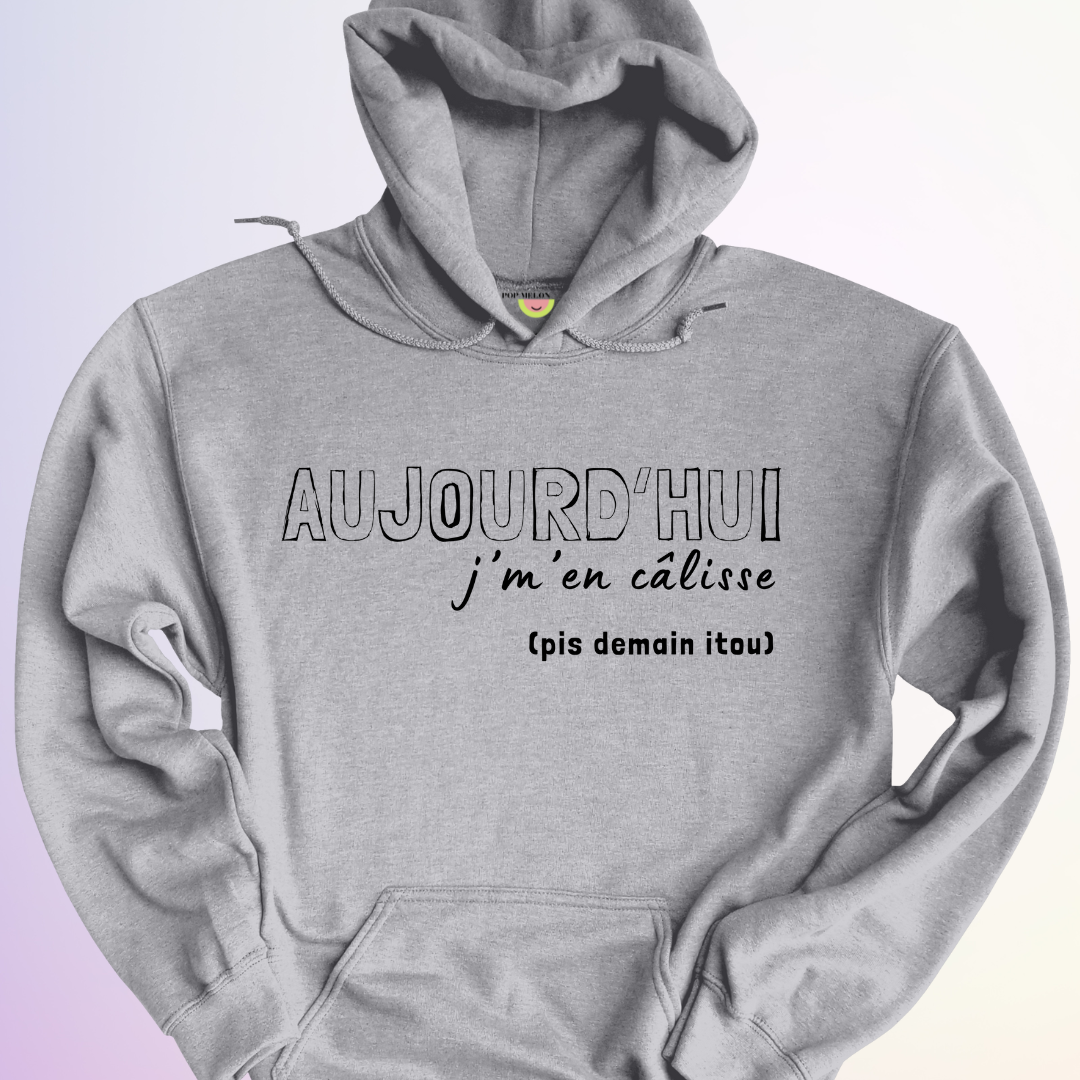 HOODIE / AUJOURD'HUI J'M'EN CALISSE