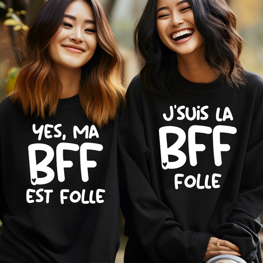 CREWNECK / DUO BFF FOLLE