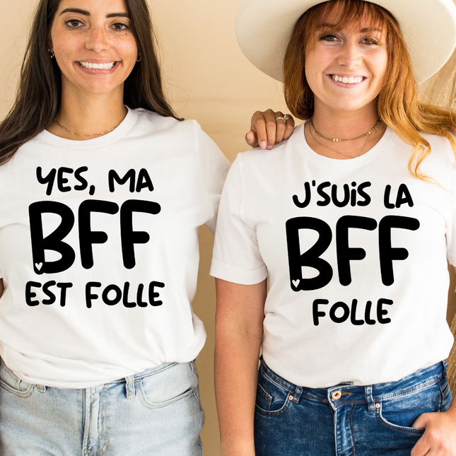T-SHIRT / DUO BFF FOLLE