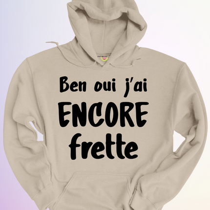HOODIE / BEN OUI JAI ENCORE FRETTE