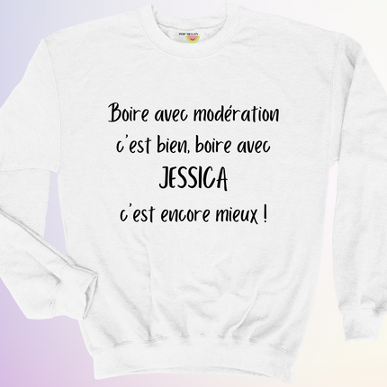 CREWNECK / BOIRE AVEC...