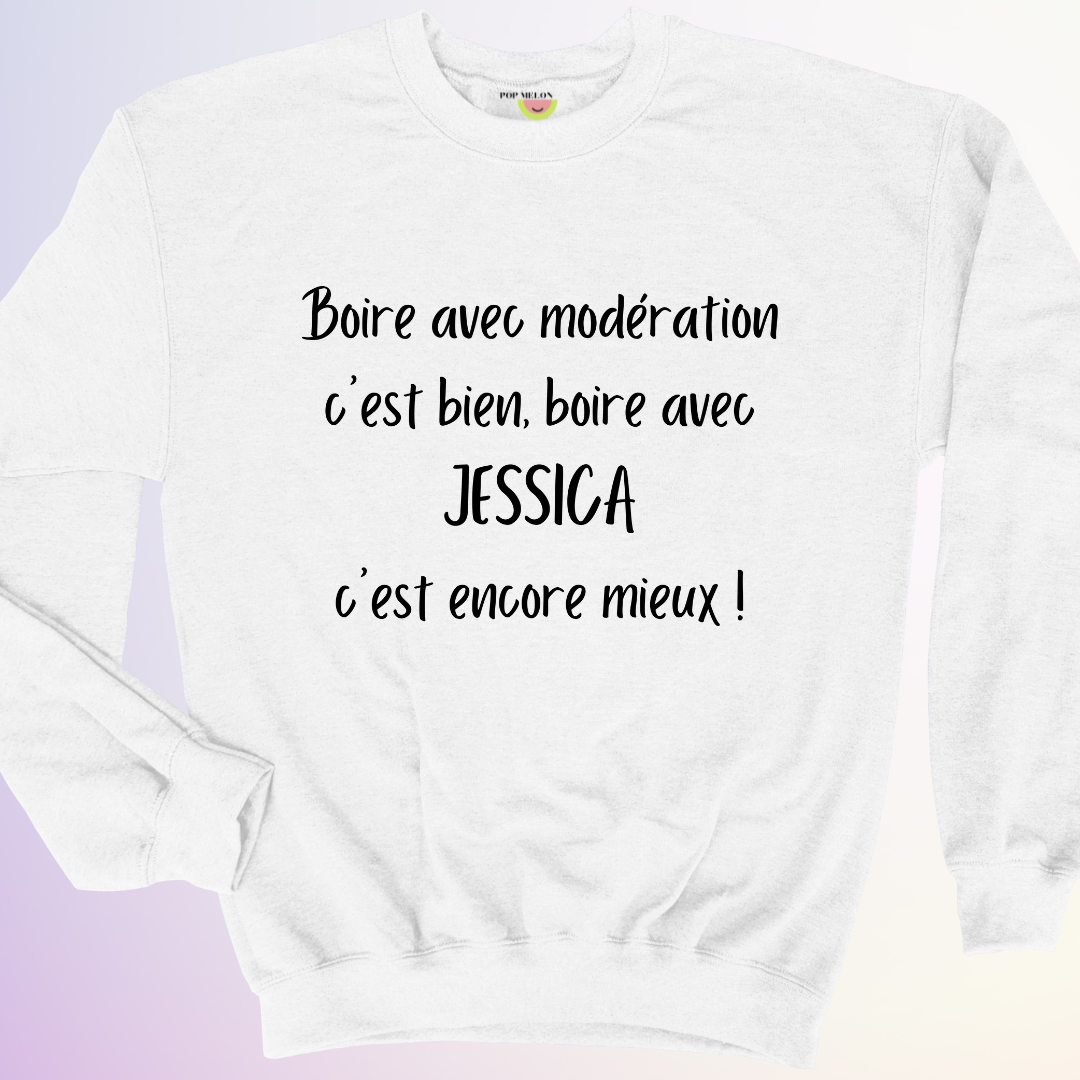 CREWNECK / BOIRE AVEC...