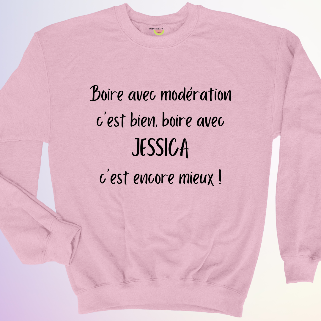 CREWNECK / BOIRE AVEC...