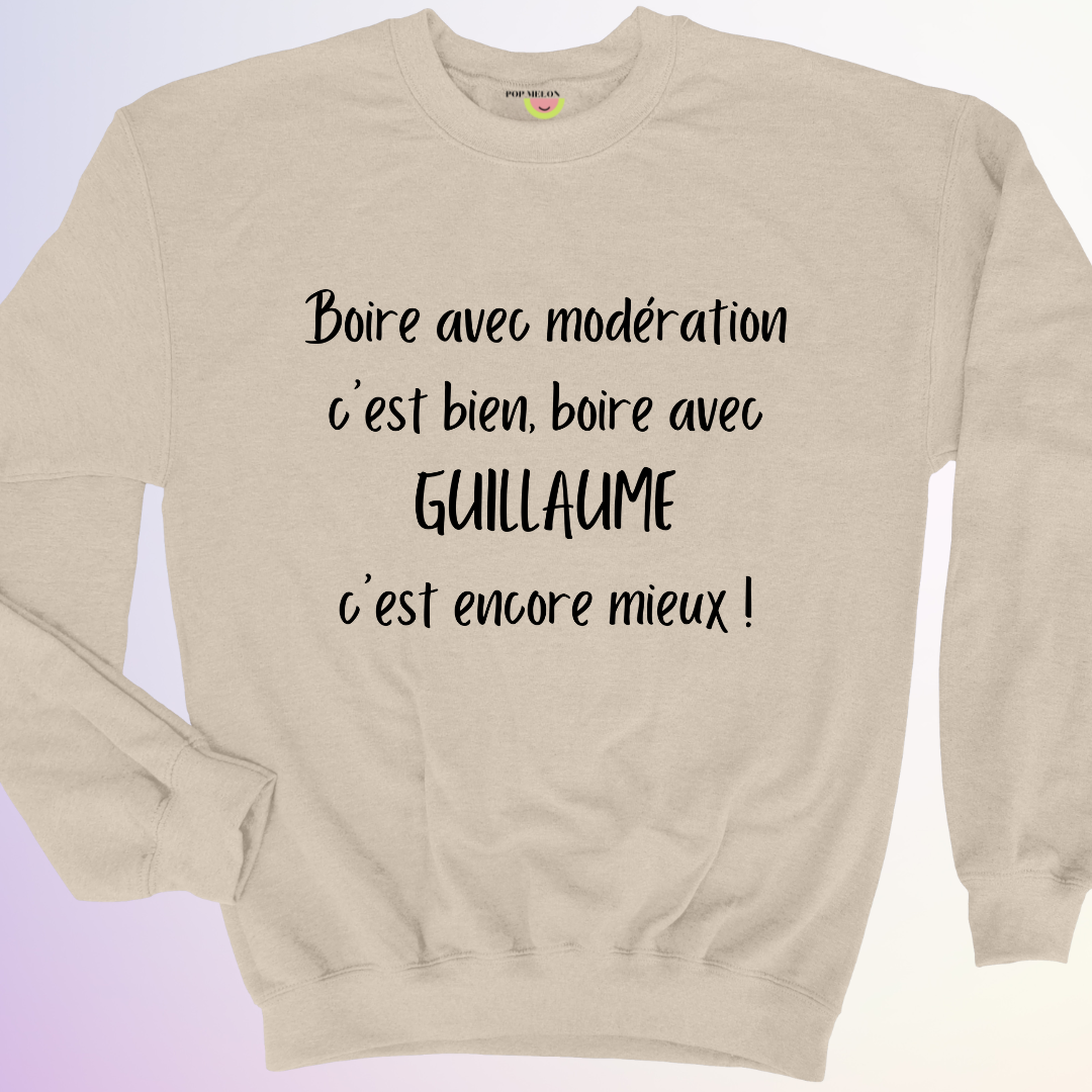 CREWNECK / BOIRE AVEC...