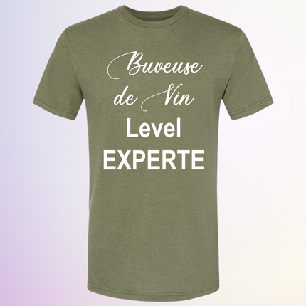 T-SHIRT / BUVEUSE DE VIN LEVEL EXPERTE