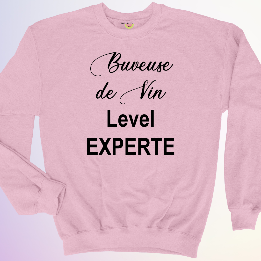 CREWNECK / BUVEUSE DE VIN LEVEL EXPERTE